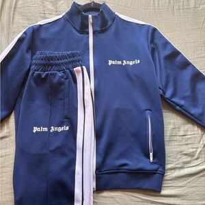 Palm Angels Navy Blue Tracksuit